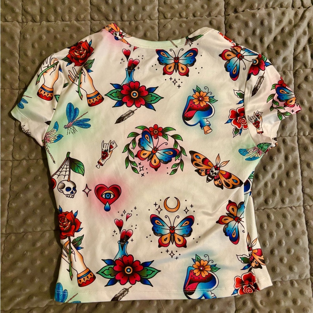Colorful Graphic Print T-Shirt